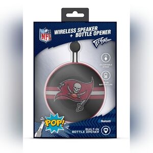 SOAR NFL Bluetooth Bottle Opener Speaker, Tampa Bay Buccaneers